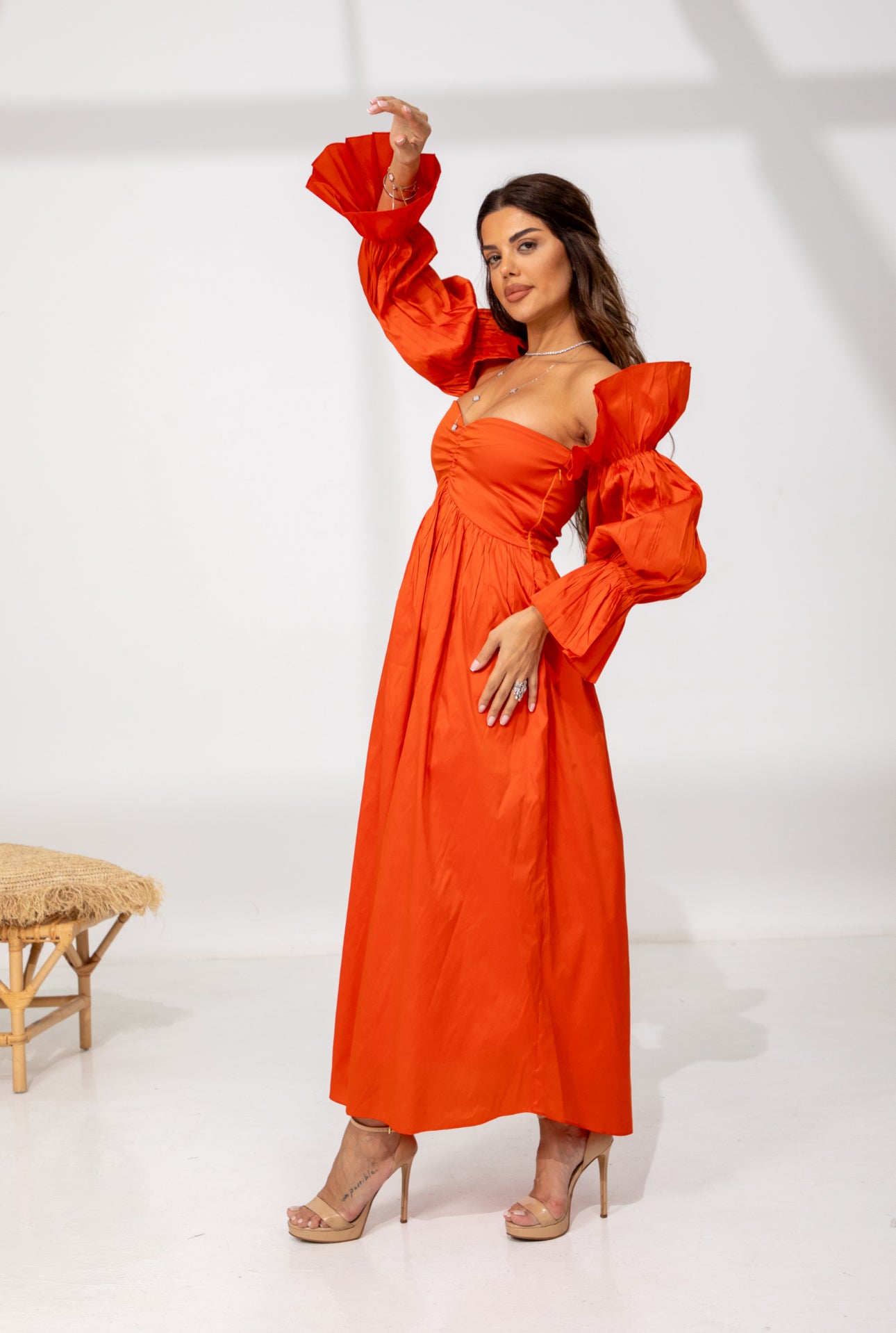 Soft Flame dress