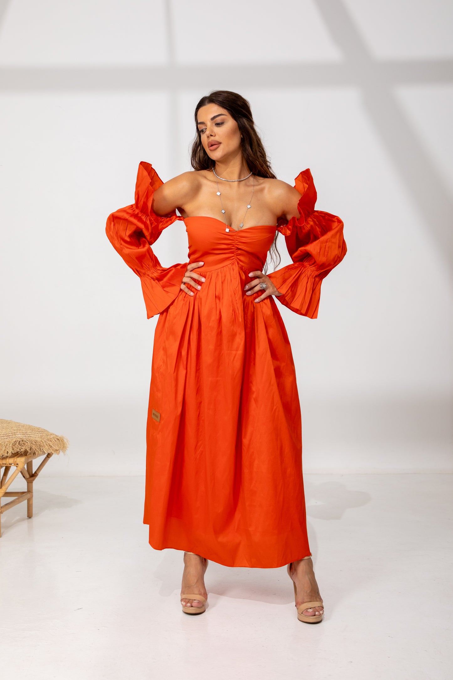 Soft Flame dress