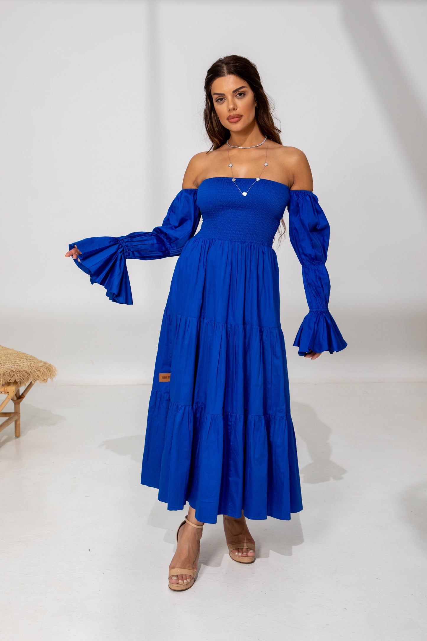 Ocean Breeze – Off-Shoulder Dress